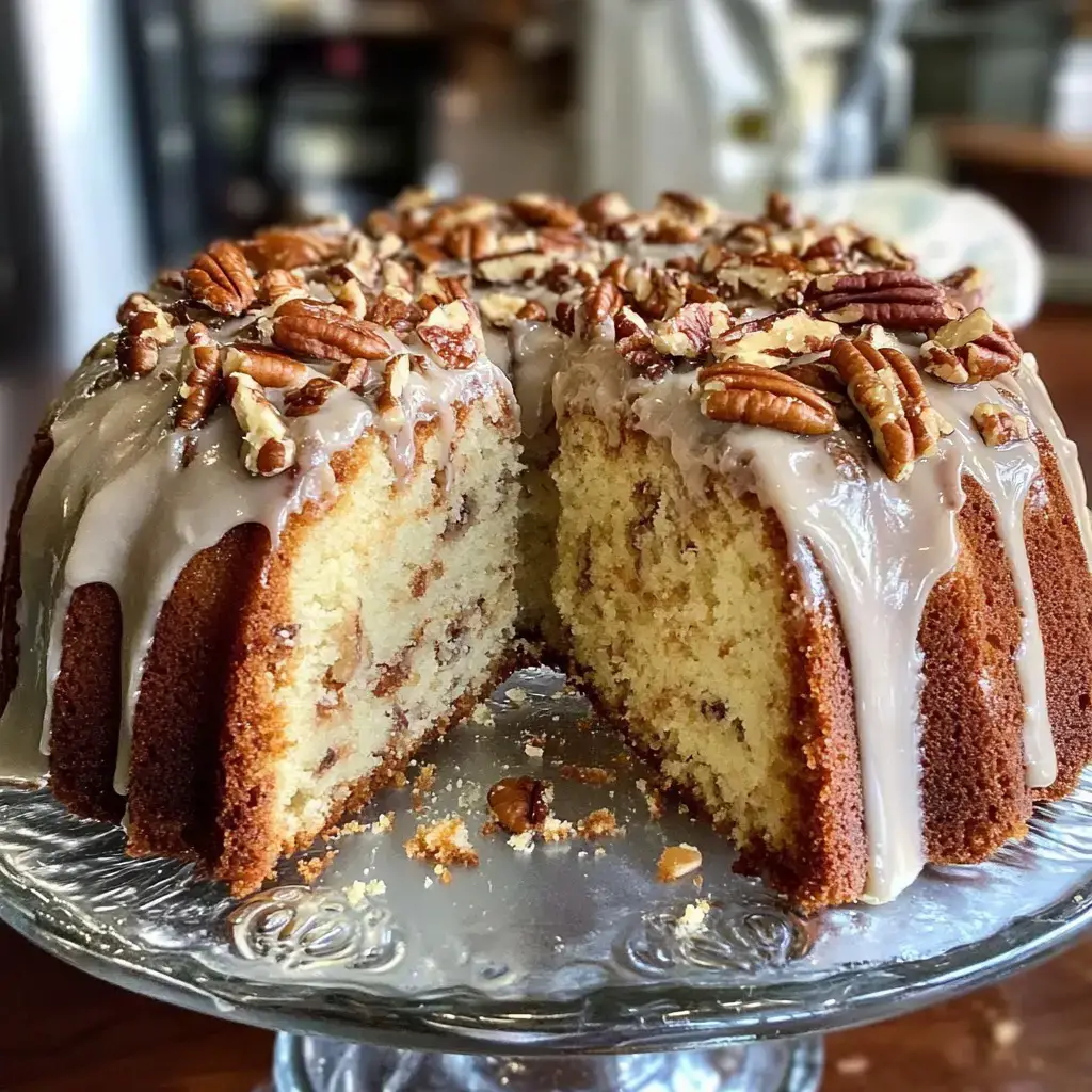 Old School Butter Pecan Pound Cake - Recipes